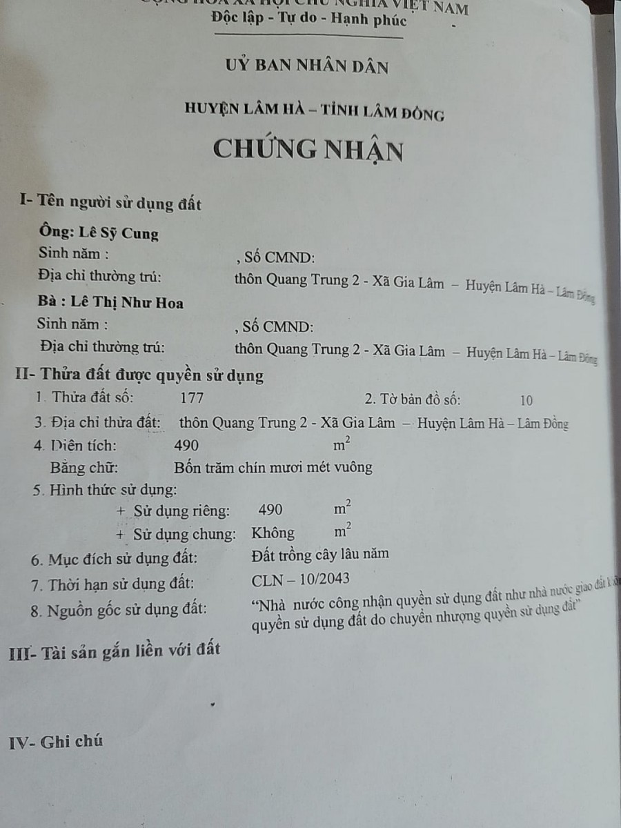 Bán Nhà Ngay thôn Quang Trung - Gia Lâm...