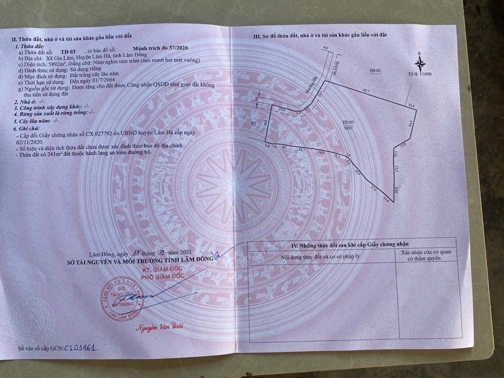 Bán 5636m2 đất Gia Lâm trồng săn cây ăn...